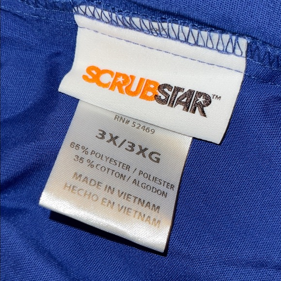 Scrubstar blue scrub pants size 3X/3XG brand new with tags. - Picture 4 of 4